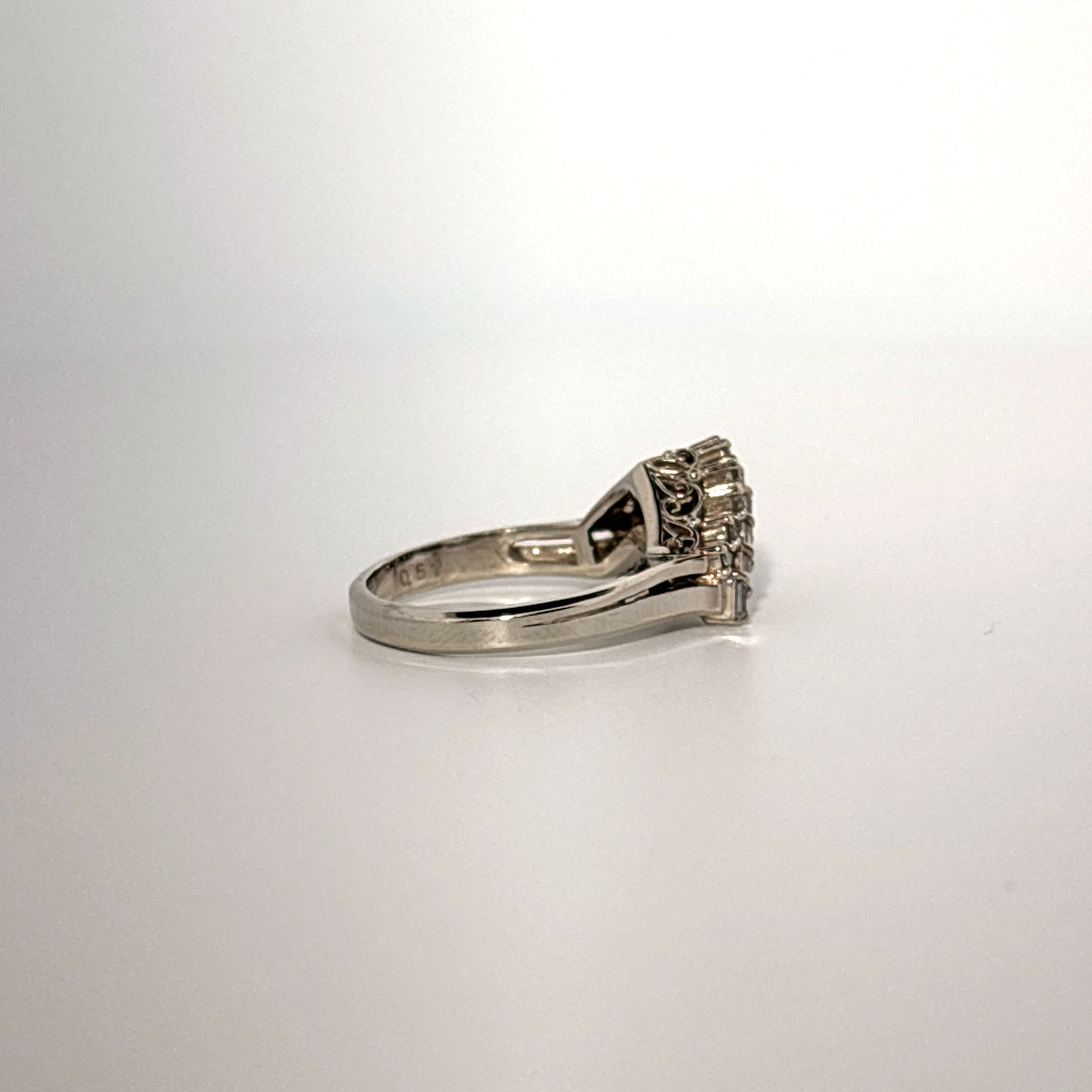 Natural Diamonds (0.51 CTW), Size 5.75, Platinum 900