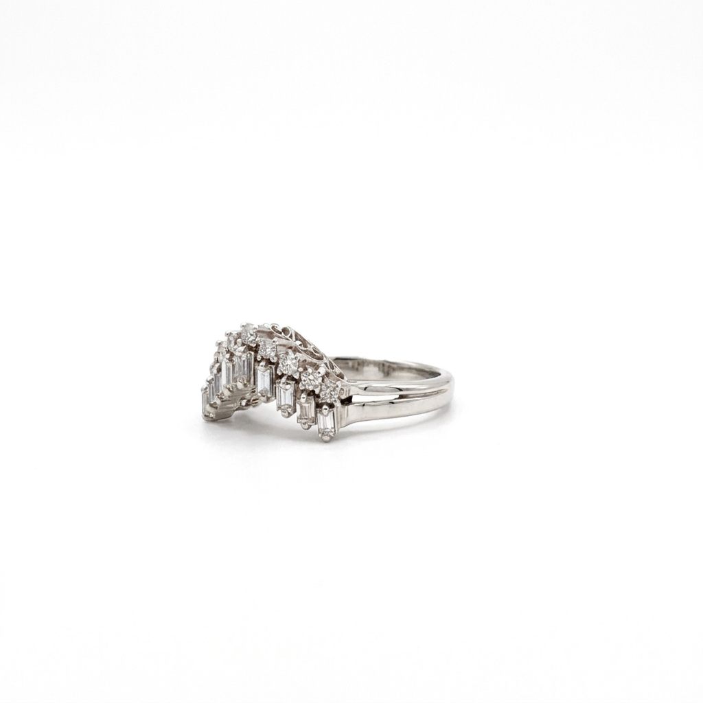 Natural Diamonds (0.51 CTW), Size 5.75, Platinum 900